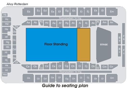 Mapa de ahoy Rotterdam 