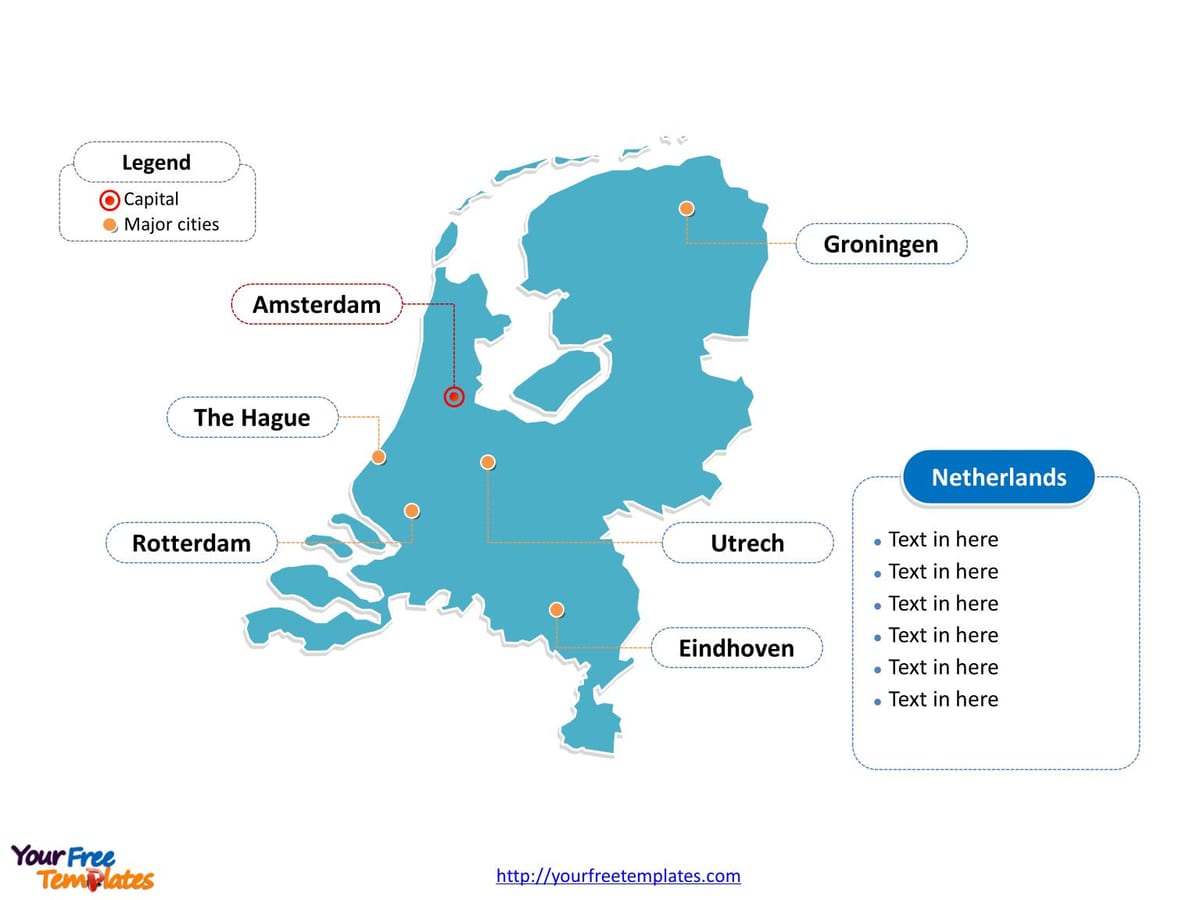 Rotterdam d'holanda mapa