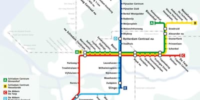 Ret mapa de Rotterdam