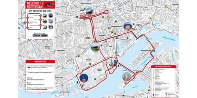 Mapa de Rotterdam bus 